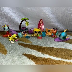 LPS Beach Set - Lot of 6 Pets